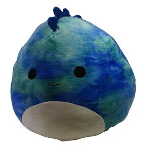 Squishmallows Kellytoy Damien Plush Blue Dinosaur Soft Toy Stuffed Animal